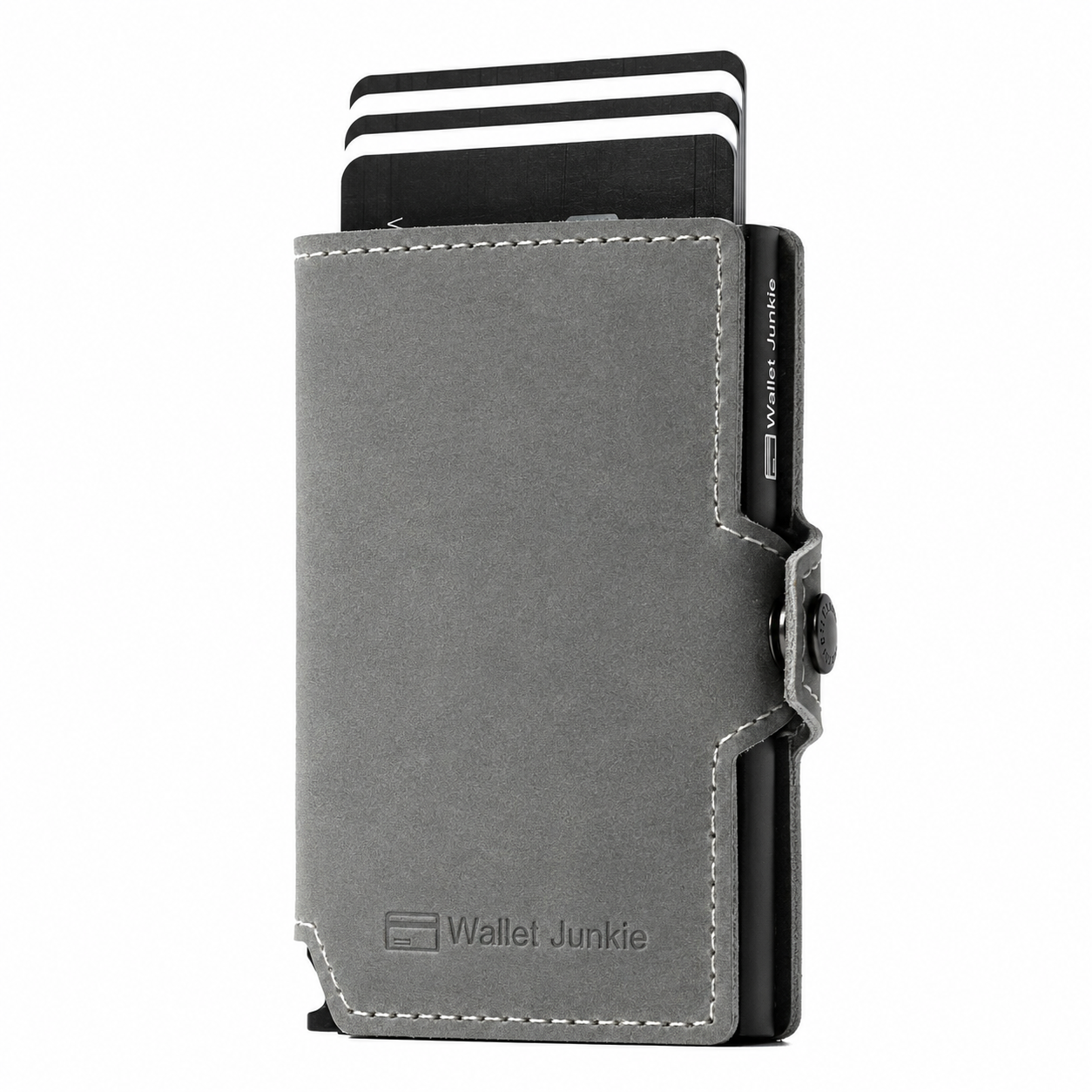TARJETERO MINIMALISTA DE CUERO GENUINO CON PROTECCIÓN RFID