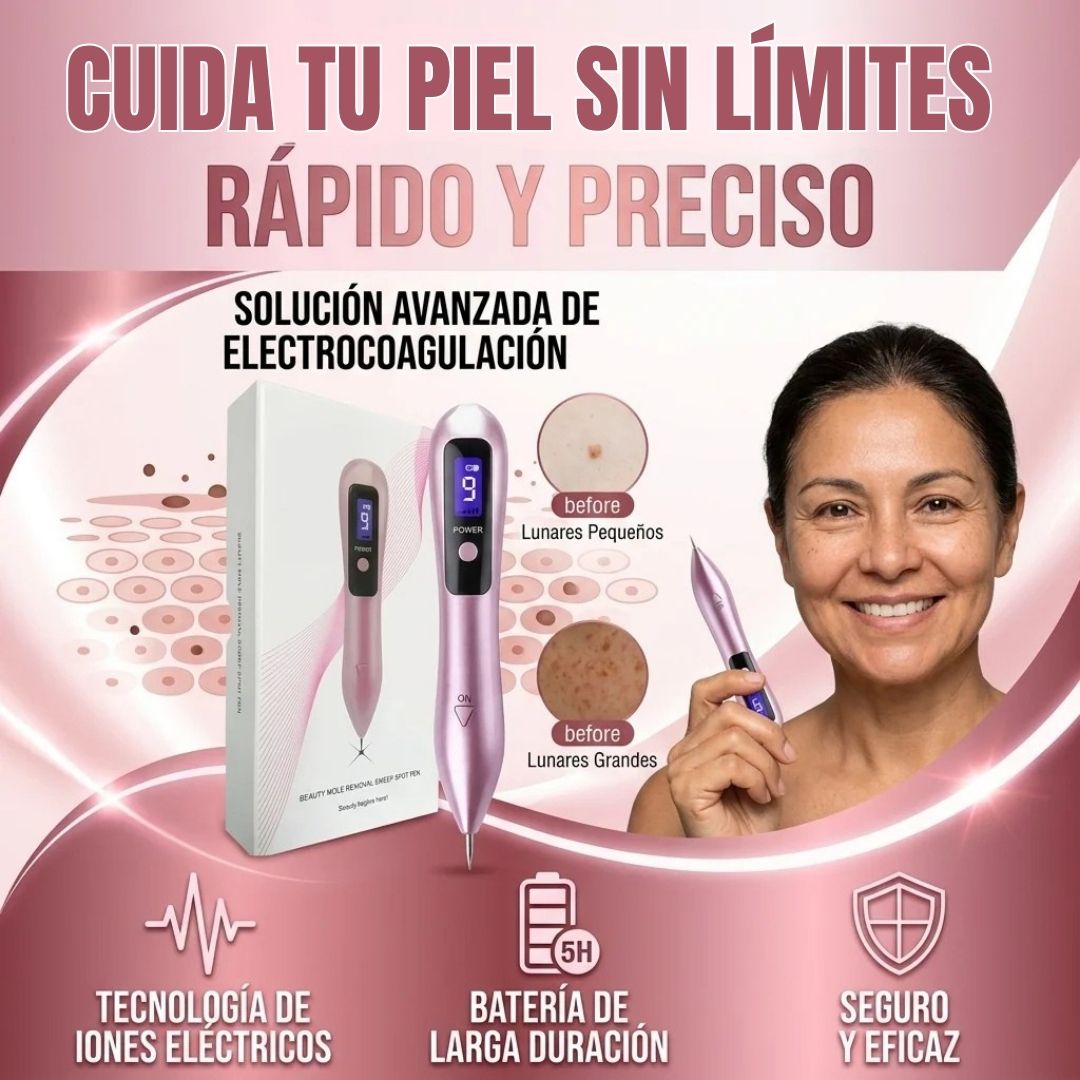 CAUTERIZADOR DE VERRUGAS Y LUNARES RÁPIDO Y PRECISO
