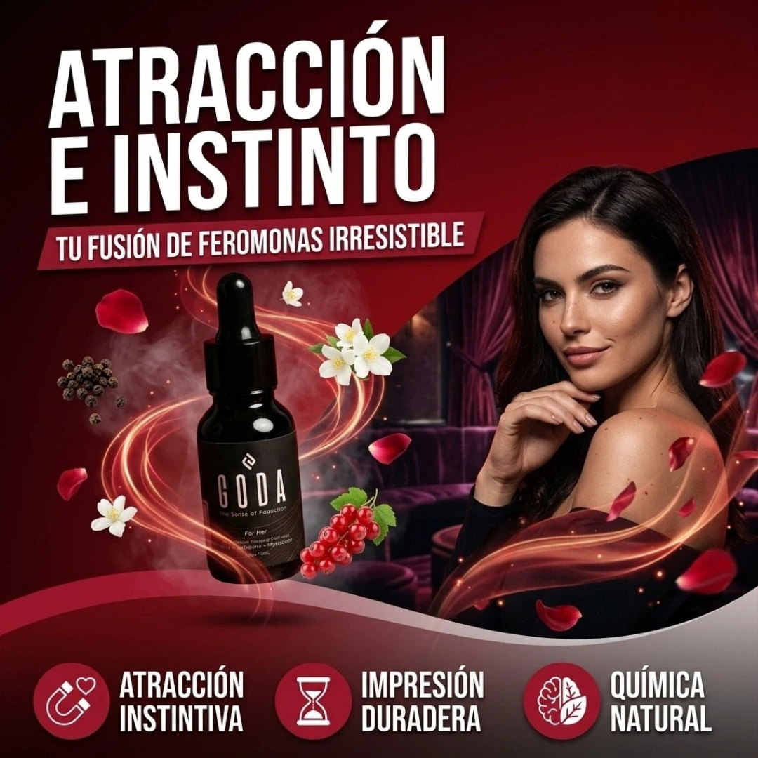 GODA PARA ELLA PERFUME CON FEROMONAS PARA SEDUCIR SIN LÍMITE