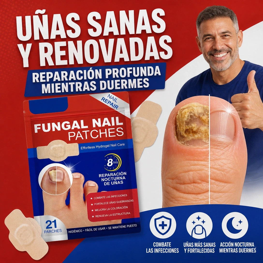 FUNGAL NAIL PARCHE PARA REPARAR LAS UÑAS DE HONGOS E INFECCIONES