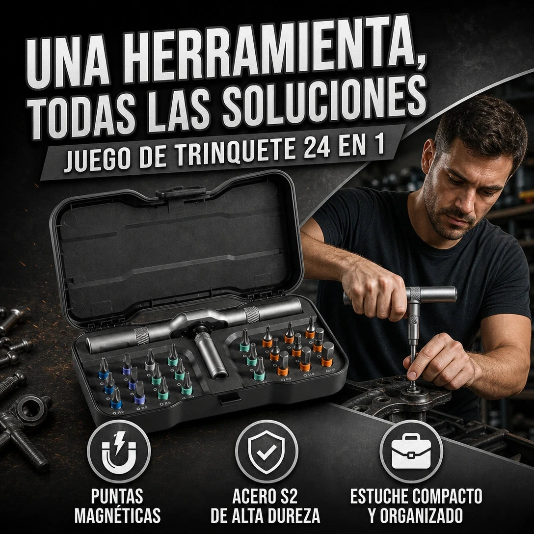 KIT DE DESTORNILLADORES EN ACERO INDUSTRIAL DE ALTA DUREZA