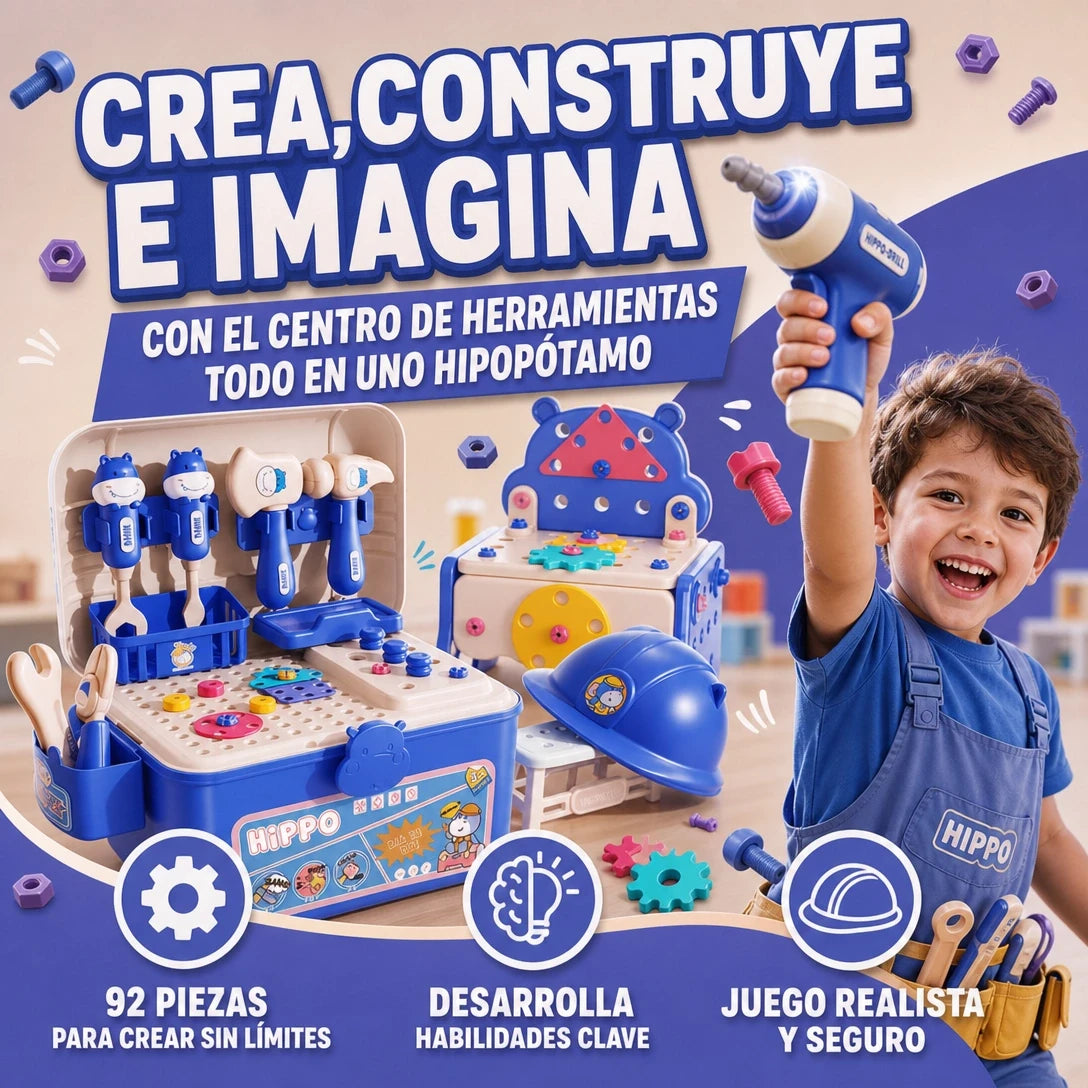 KIT DE CONSTRUCCIÓN MONTESSORI PARA NIÑOS Y NIÑAS 92 PIEZAS