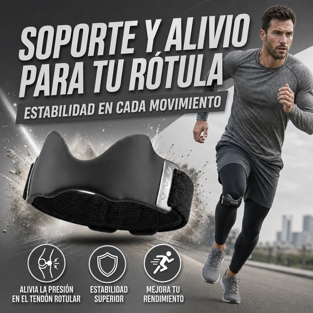 ALMOHADILLA DE SOPORTE PARA TENDÓN ROTULIANO MOVIMIENTO SIN DOLOR