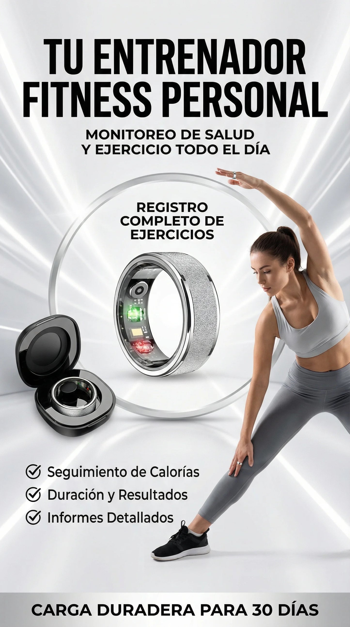 ANILLO INTELIGENTE MONITOR DE SALUD 24/7
