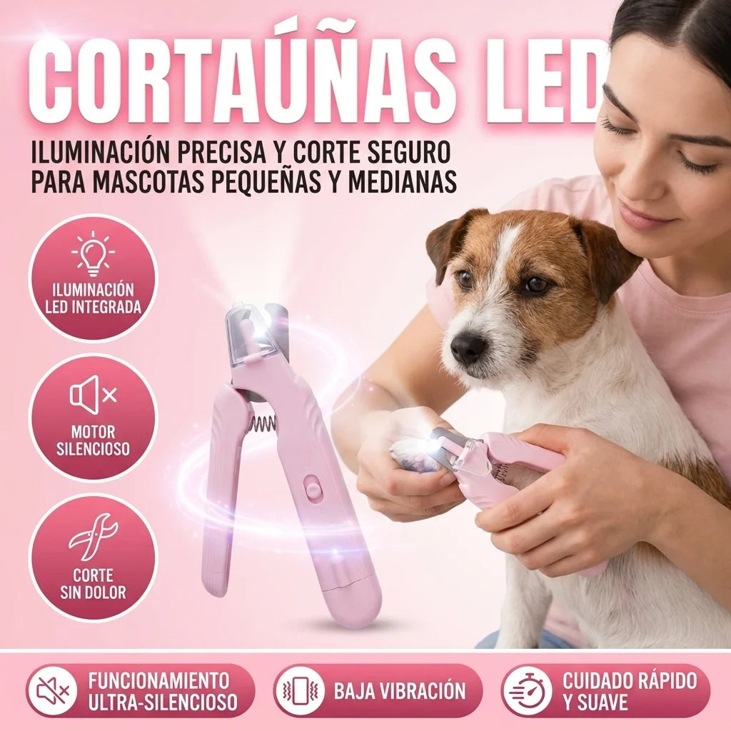 JOYPET CORTAUÑAS ELÉCTRICO PARA MASCOTAS CORTE SEGURO