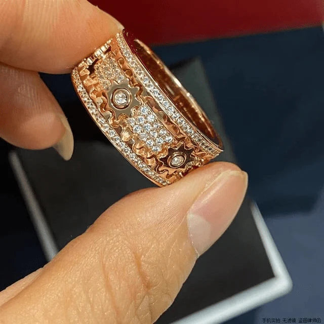 ANILLO DE BANDA 3D GEOMÉTRICO🤩