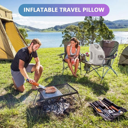 💤ALMOHADA DE VIAJE INFLABLE🏞️