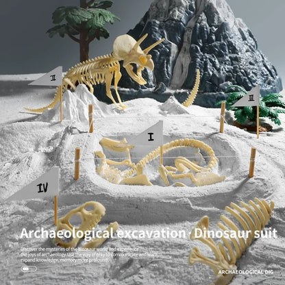 🦖 KIT DE EXCAVACIÓN DE FÓSILES DE DINOSAURIOS 🦕