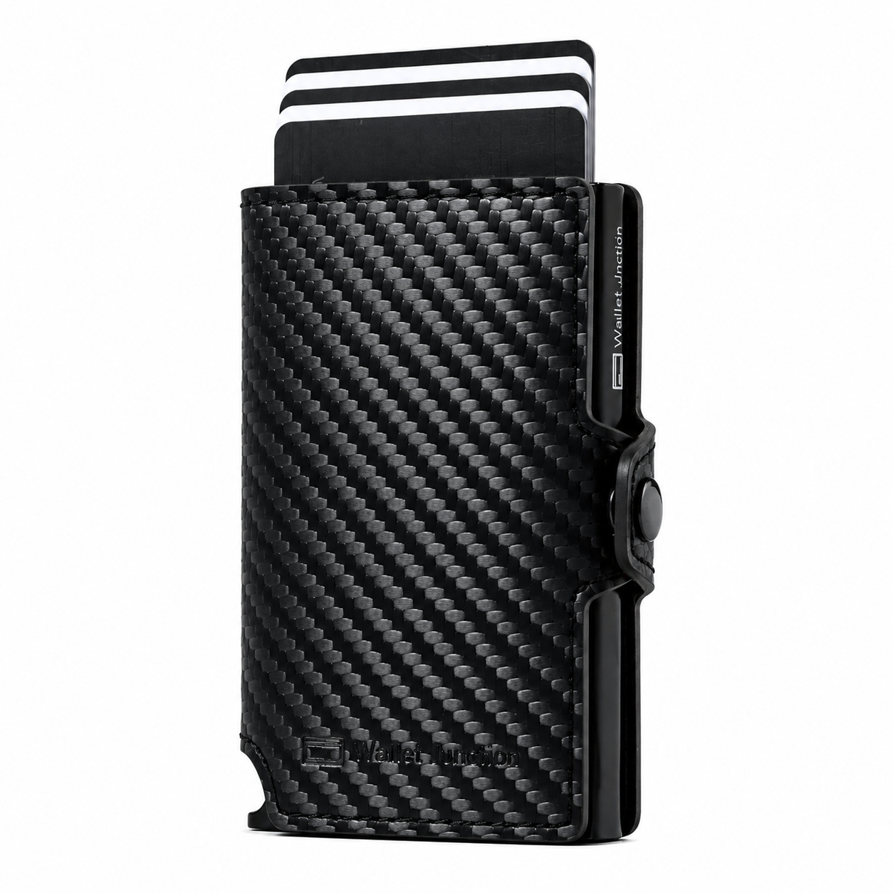 TARJETERO MINIMALISTA DE CUERO GENUINO CON PROTECCIÓN RFID