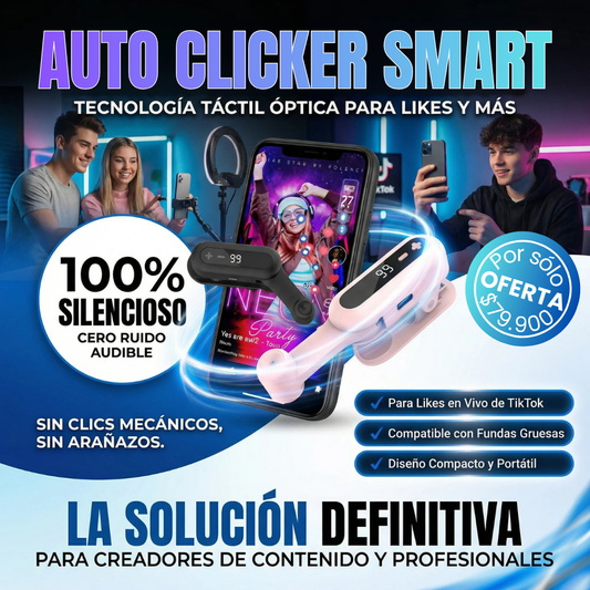 CLICKER AUTOMÁTICO SILENCIOSO DOMINA TIKTOK