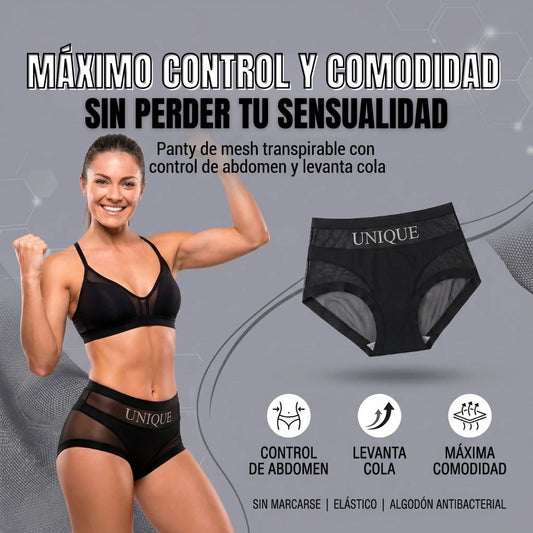 PANTY CON CONTROL DE ABDOMEN, FRESCURA Y SENSUALIDAD