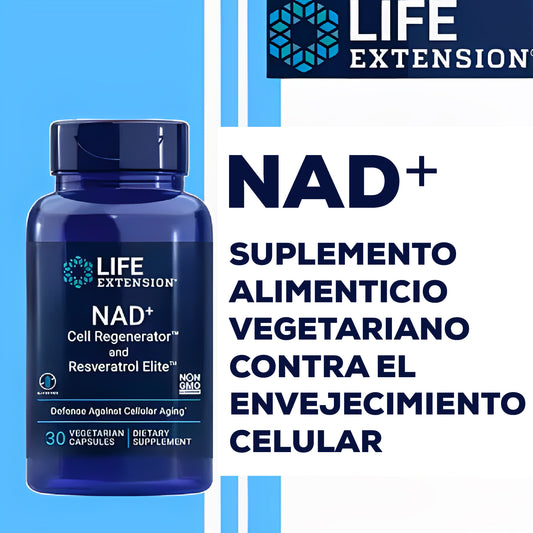 ⚡ SUPLEMENTO NAD+ CELL REGENERATOR™ Y RESVERATROL ELITE™