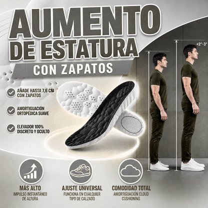 PLANTILLAS CLOUD PARA AUMENTAR LA ALTURA SIÉNTETE SEGURO Y CÓMODO