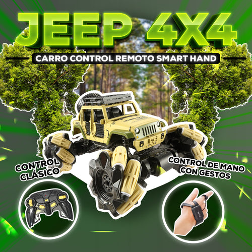 ❗❗ 🎁🎮 JEEP 4x4 CARRO CONTROL REMOTO SMART HAND ❗❗
