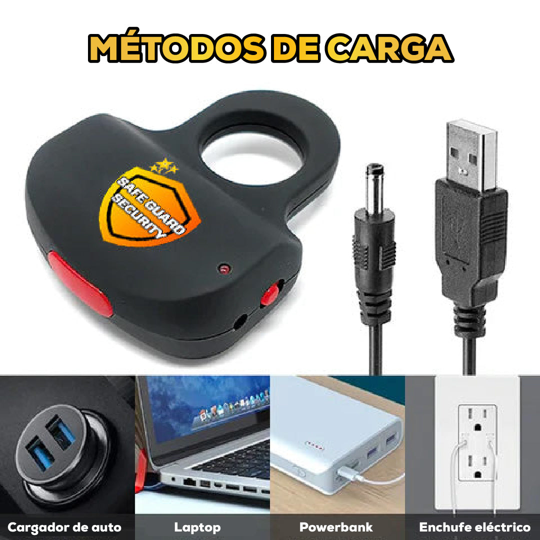 😎 EMPUÑADURA PARALIZANTE CON NUDILLOS SAFEGUARD™