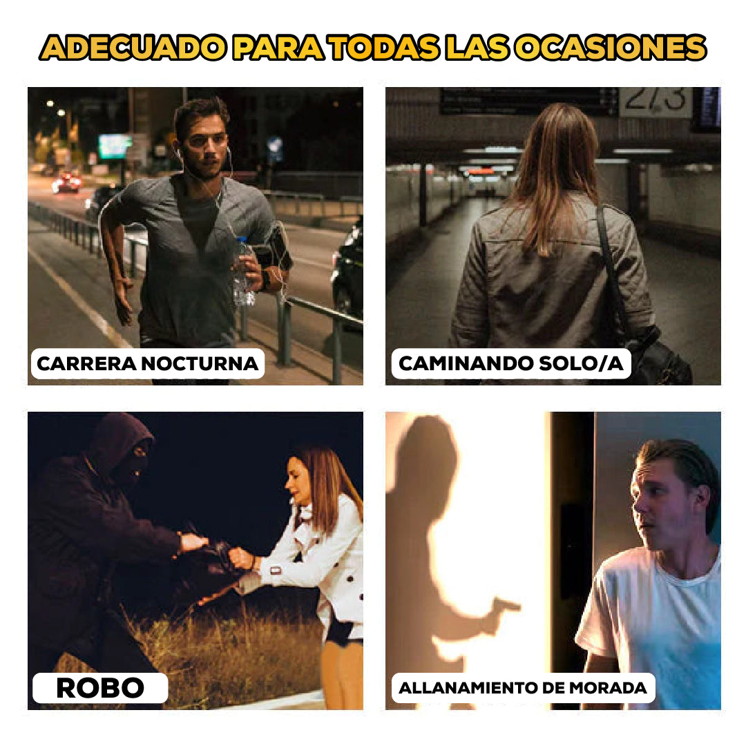 😎 EMPUÑADURA PARALIZANTE CON NUDILLOS SAFEGUARD™