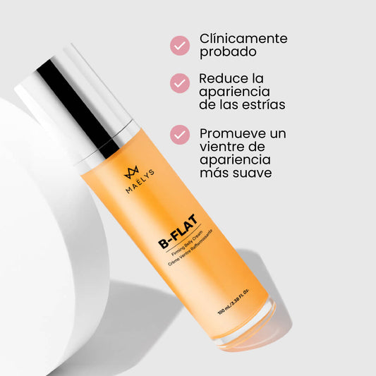 B-FLAT CREMA REAFIRMANTE QUE ATENÚA LAS ESTRÍAS 🌟