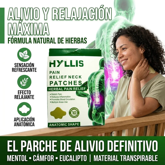 PARCHE HERBAL PARA ALIVIO DE DOLOR Y TENSIÓN MUSCULAR