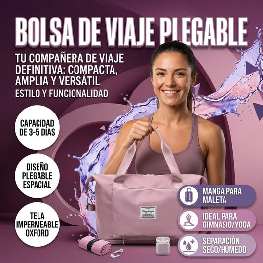 BOLSO VIAJERO PLEGABLE E IMPERMEABLE