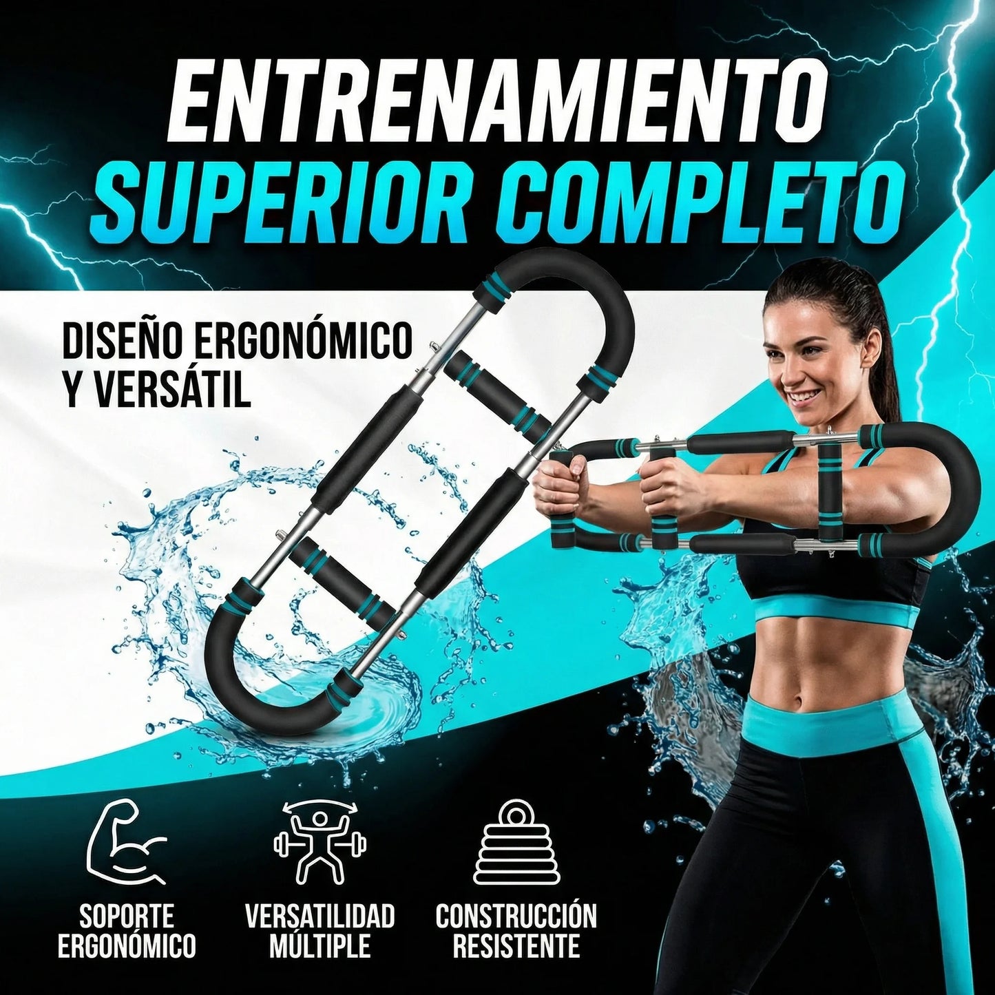 TWISTER ARMTRAINER ENTRENADOR DE BRAZOS Y PECHO PORTÁTIL