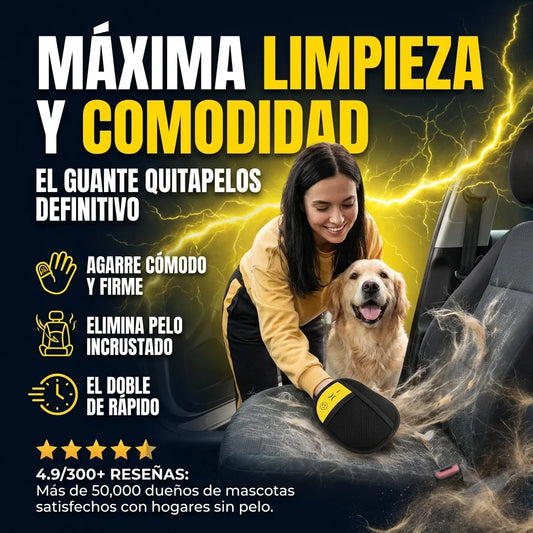 REMOVAL GLOVE GUANTE PARA REMOVER EL PELO DE MASCOTAS
