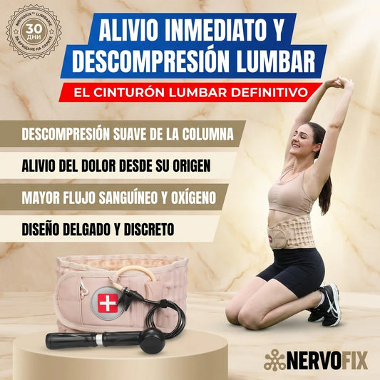 NERVOFIX CINTURÓN DE COMPRESIÓN LUMBAR ALIVIO INMEDIATO